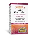 CurcuminRich Curcumizer articulaire par facteurs naturels, soutenir les articulations saines, le coeur et la réponse inflammatoire naturelle avec White Willow, 60 capsules (30 portions)