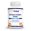 Gebufferde vitamine C 1000mg voor ondersteuning van de immuungezondheid, 100 gebufferde niet-GMO-tabletten, 100-daagse levering