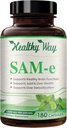 1500mg SAM-e Supplement - Hoge sterkte S-Adenosyl-L-Methionine Capsules 1500mg per portie voor Hersenlever en Goede Ondersteuning - Niet-GMO Hoge Absorptie Zelfde Supplement (60 porties)