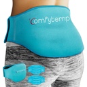 Comfytemp Ice Pack voor Rugpijn Relief, 2 Packs, FSA in aanmerking komende, Herbruikbare Gel Lagere Terug Wrap Ice Brace voor Rugpijn, Heet Koude Compressie voor Lagere Lumbar, Waist, Heren Vrouwen Na Chirurgie Cadeau