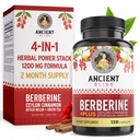 Oude Bliss Berberine HCL 1200mg met Ceylon Cinnamon, Bitter Melon en Green Tea Extract - 120 capsules