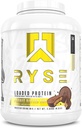 RYSE geladen eiwitpoeder - Pindakaas Cup - 25g Wei Proteïne Isoleer en concentreer je met prebiotische vezels en MCT's - Low Carb, Low Sugar, Digestief-Vriendly - 54 Servers / 4 lb Tub