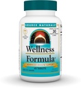 Bron Naturals Wellness Formula Bio-uitgelijnde vitamines - Immuunsysteem Ondersteuning Supplement & Immunity Booster* - 45 tabletten