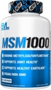 Evlutie Voeding MSM1000-1000 MG Methylsulfonylmethaansupplement - Gezamenlijke gezondheidsondersteuning - Cartilagesupplement - Vegan + niet-GMO MSM-capsules - 60 porties