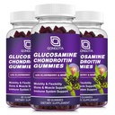 Glucosamine Chondroitin Gummies - 2- Pack, Extra Strength 1500mg Glucosamine avec MSM & Elderberry, Flexibilité Support, Meilleur Cartilage & Immune Support Supplément pour les hommes et les femmes - 180 Gummies