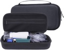 Hard Shell draagtas voor Portable Handheld Nebulizer Machine Astma Inhaler, EVA Reistas voor Astma Spacer Masker voor mannen en Woomn, Medicine Kits Organizer, Atomizer houder met Mesh Pocket