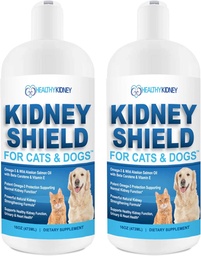 Hond en Kat Nierondersteuning, Canine Feline Renale Gezondheidsondersteuning Supplement voor normale nierfunctie, Creatinine, Detox, Beste Nier Kat Supplement, verbeteren Huisdieren Levend een Niergezondheid - 2 Pack