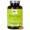 NIEUW NORDIC Actieve lever Gummies, melk distel, Artichoke & Kurkuma supplement, natuurlijke perzik Mango smaak, suikervrij & Veganist, 60 Count (pakket van 1)