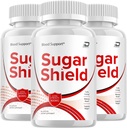Sugar Shield Supplement, Sugar Shield pillen, Sugar Shield Extra Strength Formula, Sugar Shield Advanced Formula Capsules, Sugar Shield Natural Pills (3 Pack - 180 Capsules)