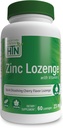 Santé Thru Nutrition Zinc Lozenge avec de la vitamine C. Zinc 23mg Vitamine-C. 30mg.