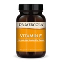 Dr. Mercola Vitamine E, 90 Servings (90 capsules), 134 mg per capsule, Dieetsupplement, Ondersteunt gezonde huid, Niet-GMO