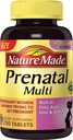 Natuur gemaakt Prenatale Multi, 250 tabletten, foliumzuur + 17 prenatale vitamines en mineralen ter ondersteuning van de ontwikkeling van baby's en mam, vitamine D3, calcium, ijzer, jodium, vitamine C, en meer