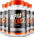 NutraRize (pakket van 5 Alpha Force Capsules, alle natuurlijke pillen ter ondersteuning van energie en prestaties, voedingsformule voor algemene gezondheid, officiële AlphaForce Review (300 capsules)