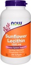 Nourriture Lécithine de tournesol 1200mg, 200 Softgels, boîte de 2