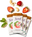 Tend Daily Best Prenatale Vitamine Bar, Made with Organic Ingredients for Zwangere & Postpartum Mothers, Includes DHA, Vitamine D, B, Choline, Folate - Aardbei Patch (4ct)