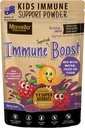 Kids Immune Support Powder - Immune Boost with Vitamin C A + E, Magnesium & Probiotics for with 9 Superberry - Berry Taste Immunity Gummies Alternative 3.52oz (100g)