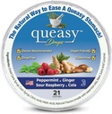 Drie Lollies Queasy Drops - Gemakkelijk Chemotherapie Misselijkheid & Travel Ziekte - Verlicht een droge mond - Natuurlijke ingrediënten - 21 ct