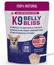K9 Belly Bliss, All-Natural Gut Health for Dogs, Vet goedgekeurd Prebiotic for Dogs for Daily Digestive Support and Dog Constipatie Relief, Easy to Use Topper for Dry and Nat Food, 30 Scoops.