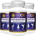 Genex Formules 99% Micronized Trans-Resveratrol met BioPerine voor Absorptie 1000mg 