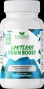 Limitless Brain Boost (60 caps) - Memory, Focus, Mental Clarity - Nootropics Scientific Formula for Enhance Performance, Super Ginkgo Biloba, St John Wort Extract, DMAE