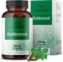 HERBAMAMA Goldenseal Root Capsules 700mg - Respiratory System & Immune Support with Goldenseal Powder Supplement - Vegan, Non-GMO