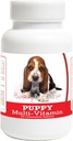 Gezonde Ras Basset Hound Puppy Honden Multivitamine Tablet 60 Tel.