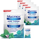 Mucinex InstaSoothe Sore Throat + Cough Relief Alpine Herbs & Mint Flavor, Fast Acting, Cooling Comfort, Krachtige Sore Throat Oral Pain Reliever, 40 Medicated Drops (40 Count (Pack of 5))