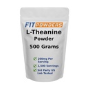 L-Theanine poudre 100% pure, non-OGM, végétalien, sans gluten supplément de poudre de théanine (dimensions multiples) l'humeur et la cognition, le soulagement du stress et la relaxation, Scoop inclus (500 Grams)