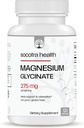 Magnesium Glycinate - Hoge Absorptie Magnesium Supplement voor Slaap, Ontspanning - Gecheld - Glutenvrij - 120 Vegan Capsules
