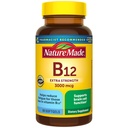 Nature Made Extra Strength Vitamine B12 3000 mcg, Dieetsupplement voor Energie Metabolisme Ondersteuning, 60 Softgels, 60 dagen Levering