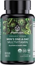 PlantFusion Organic Multivitamine for Men - One Daily Whole Food Blend Men's Multivitamine - Vegan, Non-GMO, Glutenvrij & Dairy Free - 60 Tablets (2 maand aanbod)