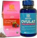 Geheimen van Tea Vruchtbaarheidsbundel - Vruchtbaarheid Thee en Vruchtbaarheid Supplementen voor vrouwen, prenatale vitamines met Inositol, Vitex en Folate te helpen ondersteunen Hormone Balance voor vrouwen