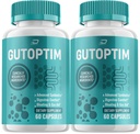 Gutoptim Advanced Probiotic Capsules, Gutoptim Probiotica Ondersteuning voor spijsverteringspillen, Gutoptim Reviews, Gut Supplement & Digestieve Ondersteuning (2 Pack - 120 Capsules)