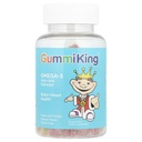 Gummi King DHA Omega-3 Supplement, Lemon/Orange/Strawberry, 60 Telling