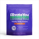 L'Evate You Vitality Daily Greens Powder (28 Servings) 30 Superfoods, 9 Greens - for a Cellular Energy Boost, Powered by M-Charge Complex for All Day Energy (Chocolate)