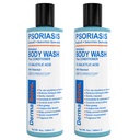 Dermasolve Gemedicineerde Psoriasis Body Wash - 2-pack (8.0 oz elk) - Bewezen om te zorgen voor verlichting van psoriasis, Eczeem & Seborrheic Dermatitis, Doctor Aanbevolen voor droge, jeukende, rode, Flaky, Scaly huid