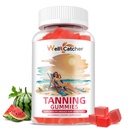 Looien Gummies Supplement Mannen Vrouwen - Dagelijks Looien Gummies Suikervrij met Astaxanthine Beta-Caroteen L-Tyrosine Lycopeen Natuurlijke Zelf Tanner voor huidgezondheid & sensitiviteit Veganistisch Niet GGO 60CT