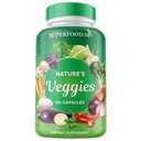 Superfood MD Veggies Supplement - 90 Veggie Capsules - Ondersteunt energieniveaus, Beta Caroteen, Vitaminen en Mineralen - Sojavrij - 90 Tel.