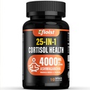 Cortisol Health Supplement, 25-in-1 Cortisol Reducer voor vrouwen en mannen, Cortisol Supplementen voor met Ashwagandha, Rhodiola Rosea, L-Theanine, 10 capsules