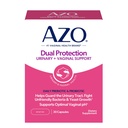 AZO double protection, soutien urinaire + vaginal, prébiotiques et probiotiques pour les femmes*, commence à travailler dans les 24 heures, non-OGM, 30 comte