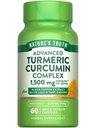 De waarheid van de natuur Kurkuma Curcumine 60 Capsules met zwarte peper Extract, Olive Leaf & Tart Cherry 