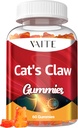 Katten Klauw Kruidensupplementen 1000mg Gummies - Uncaria Tomentosa Extract, Vegan Immune Ondersteuning, Gezamenlijke Gezondheid, Ontvlammingsbalans, Algemene Wellness, Suikervrij, Glutenvrij, 60 Kauwtabletten