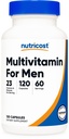 Nutricost Multivitamine voor mannen 120 Capsules - Vitaminen en mineralen voor de gezonde man