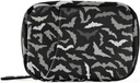 Pill Box Halloween Vleermuizen 7 dagen pil geval Travel Pill Organizer Bag met rits draagbare Wekelijkse Vitamine Medicine supplement houder Pouch Bag