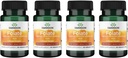 Swanson Folate 5-methyltetrahydrofoliumzuur - High Potency, Bioactive Form 800 mcg Dfe 30 Veg Caps (4 Pack)