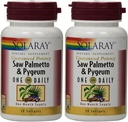 Zag Palmetto en Pygeum Een Dagelijkse 30 Softgel (pakket van 2) Solaray