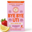 Cheeky Bonsai, Santé Urinaire Packs d'hydratation, Flush & Protégez le piège urinaire avec D-Mannose, canneberge et électrolytes, Hibiscus Lemonade Flavor (10 Packets) Pas d'ajout de sucre, végétalien et sans gluten