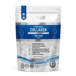 The Intelligent Health Hydrolyzed Collages Peptides Powder, Grass Fed, High Protein, Unflavored, Gluten-Free, Paleo & Keto Friendly, 10g per Serving (200g) Ondersteunt huid, haar, nagels, gewrichten, & Bones