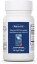 Allergy Research Group Vitamine D3 Complete - Vitamine D3 en K2 Supplement, Dagelijkse Balans, met Vitamine A, DeltaGold Tocotrienolen, Hoge Potentie, Veggie Softgels - 120 Tellen