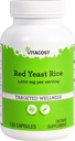 Vitacost Red Gist Rice - 1200 mg - 120 Vegetarische Capsules